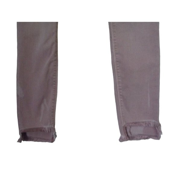 Lucky Brand Jeans 0/25 Pink Ava Mid Rise Skinny raw step down hem - Picture 5 of 12